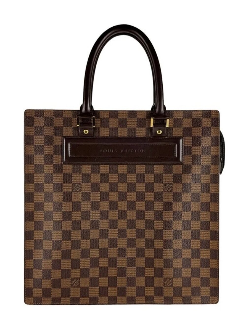 LOUIS VUITTON Damier Ebene Venice GM Handbag Brown